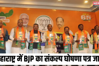 BJP Manifesto For Maharashtra: महाराष्ट्र में BJP का संकल्प घोषणा पत्र जारी: किसानों-महिलाओं और युवाओं के लिए बीजेपी ने खोला पिटारा