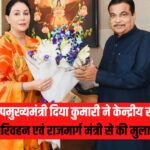 Jaipur Diya Kumari: उपमुख्यमंत्री दिया कुमारी ने केंद्रीय मंत्री नितिन गडकरी से मुलाकात की: रोप-वे, ग्रीन फील्ड एक्सप्रेस-वे और राजमार्गों के विकास में केन्द्र करेगा सहयोग