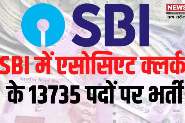 SBI Clerk Vacancy 2024: SBI में एसोसिएट क्लर्क के 13735 पदों पर भर्ती: ग्रेजुएट्स को मौका