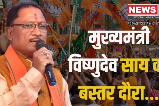 Chief Minister Vishnudev Sai's visit to Bastar: मुख्यमंत्री विष्णुदेव साय का बस्तर दौरा: 356 करोड़ रुपए के विकास कार्यों का लोकार्पण और भूमिपूजन