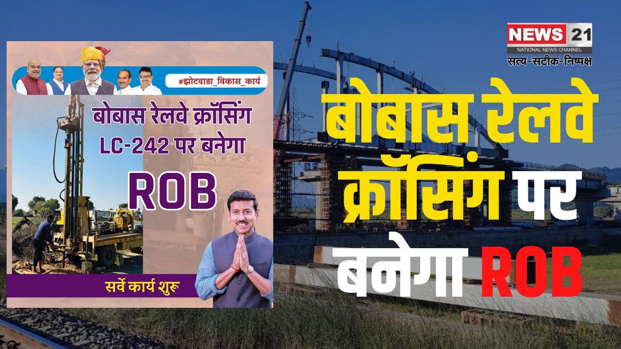 ROB Will Be Built at Bobas Railway Crossing: बोबास रेलवे क्रॉसिंग पर बनेगा ROB: कर्नल राज्यवर्धन राठौड़ के प्रयास रंग लाए