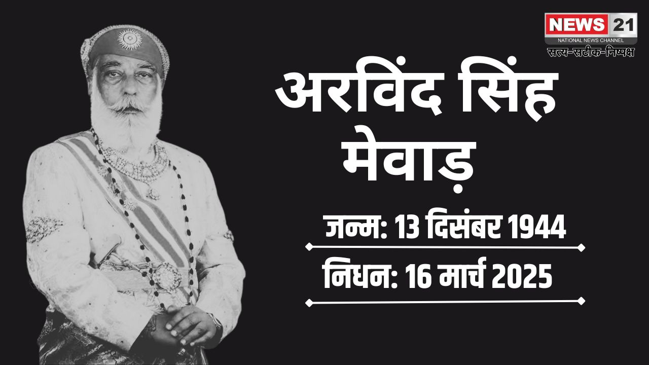 Udaipur Royal Family; Arvind Singh Mewar Death News : पूर्व राजपरिवार के सदस्य महाराणा अरविंद सिंह मेवाड़ का निधन: मेवाड़ अंचल में शोक की लहर