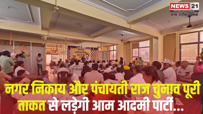 Aam Aadmi Party Update: नगर निकाय और पंचायती राज चुनाव पूरी ताकत से लड़ेगी आम आदमी पार्टी: प्रदेश एवं जिले स्तर पर खाली पड़े पदों को जल्दी भर जाएगा - पालीवाल