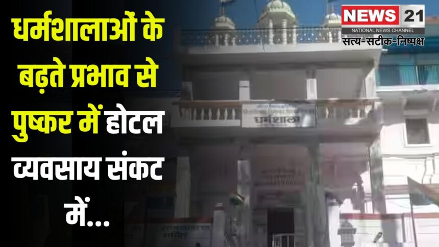 Pushkar News: धर्मशालाओं के बढ़ते प्रभाव से पुष्कर में होटल व्यवसाय संकट में: सरकार को हो रहा करोड़ों का राजस्व नुकसान