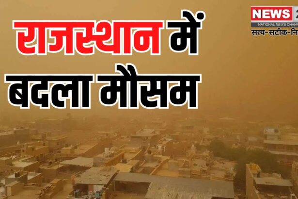 Weather changed in Rajasthan: पश्चिमी विक्षोभ के असर से राजस्थान में बदला मौसम: 6 अप्रैल से हीटवेव का अलर्ट
