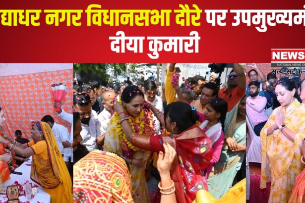 Diya Kumari Vidyadhar Nagar Assembly Tour: विद्याधर नगर विधानसभा दौरे पर उपमुख्यमंत्री दीया कुमारी: अंबेडकर जयंती पर किए विकास कार्यों का लोकार्पण