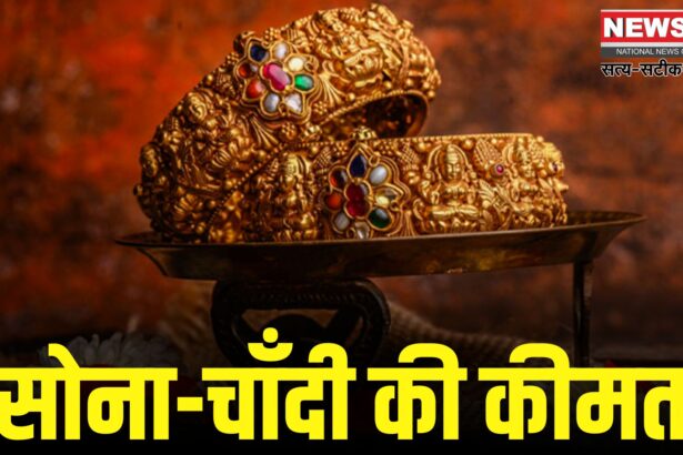 Gold Price Today: सोने-चांदी के दाम में गिरावट: 10 ग्राम सोना ₹93,619 और चांदी ₹95,250 प्रति किलो पर पहुंची