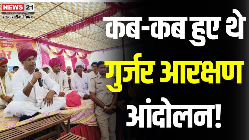 Rajasthan News: Preparations for Gurjar reservation movement started once again in Rajasthan, commotion in the community