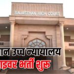 Rajasthan High Court Vacancy 2025: राजस्थान हाईकोर्ट में निकली ड्राइवर भर्ती: ऑनलाइन आवेदन शुरू 18 जून से