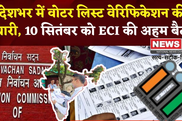 Voter Verification: चुनाव आयोग देशभर में करेगा वोटर लिस्ट का सत्यापन: 10 सितंबर को अहम बैठक 