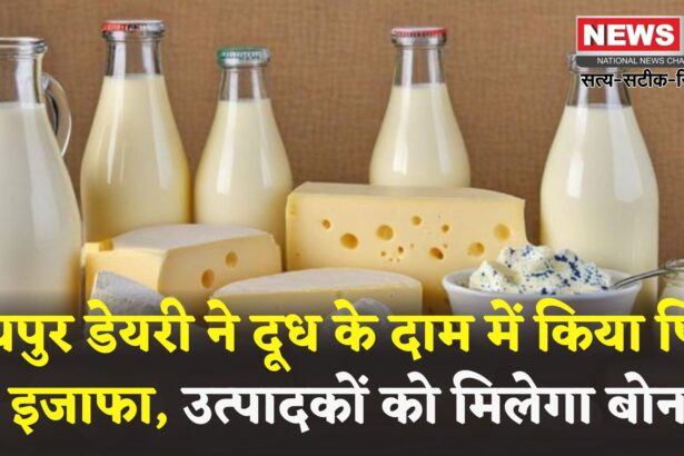 Jaipur Dairy Hikes Milk Procurement Price: जयपुर डेयरी ने फिर बढ़ाया दूध का खरीद मूल्य: 2.20 लाख दुग्ध उत्पादकों को होगा सीधा लाभ