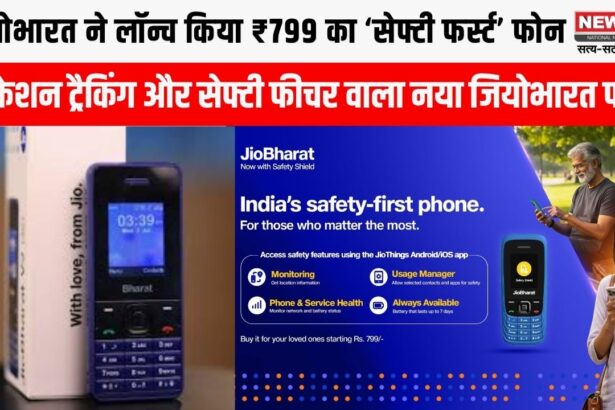 जियोभारत–देश का पहला ‘सेफ्टी-फर्स्ट’ मोबाइल फोन