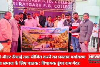 100 मीटर ऊँचाई