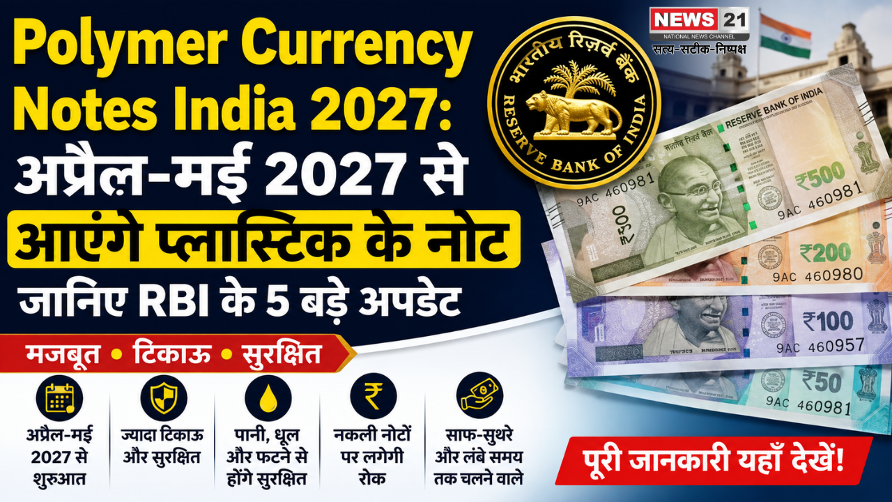 Polymer Currency Notes India 2027