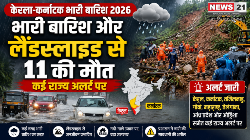 Kerala Karnataka Heavy Rain 2026