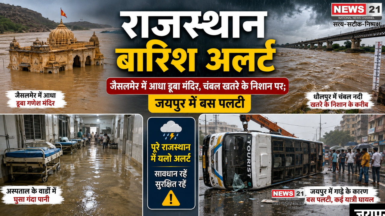 राजस्थान बारिश अलर्ट