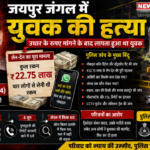 जयपुर जंगल में युवक की हत्या का मामला