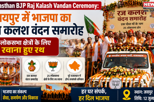 Rajasthan BJP Raj Kalash Vandan Ceremony