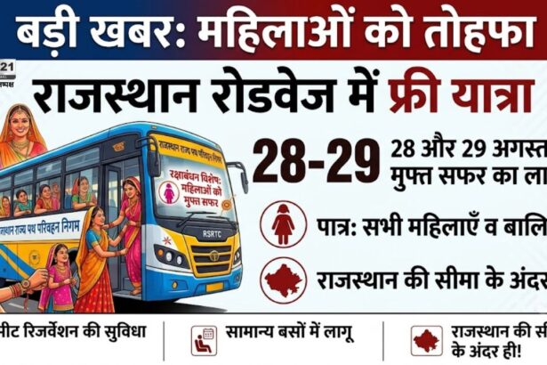 राजस्थान रोडवेज फ्री यात्रा