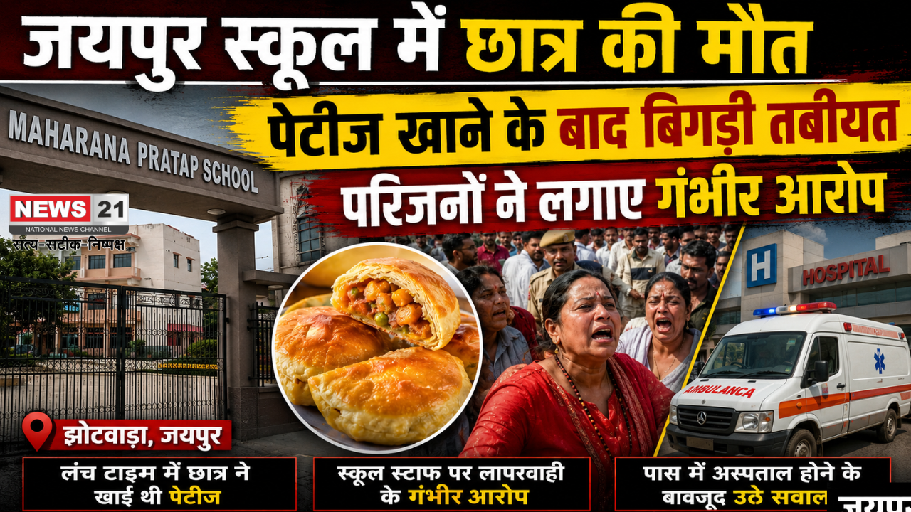 जयपुर स्कूल में छात्र की मौत