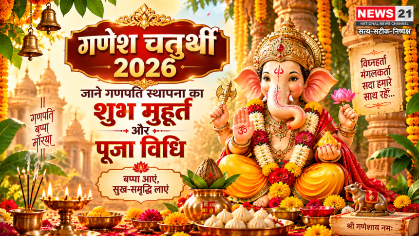 गणेश चतुर्थी 2026: तिथि, शुभ मुहूर्त, पूजा विधि और विसर्जन की पूरी जानकारी