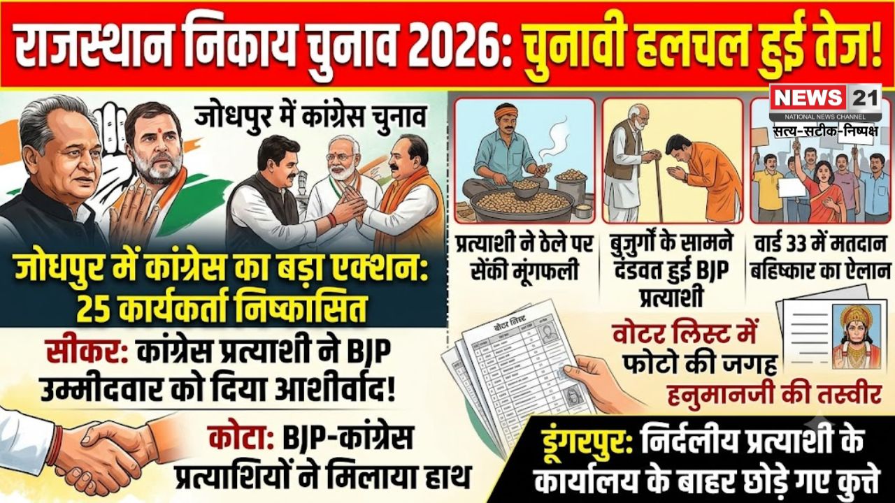 राजस्थान निकाय चुनाव 2026
