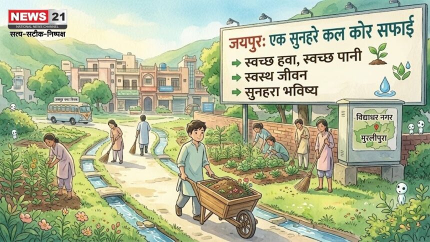 जयपुर नगर निगम सफाई अभियान